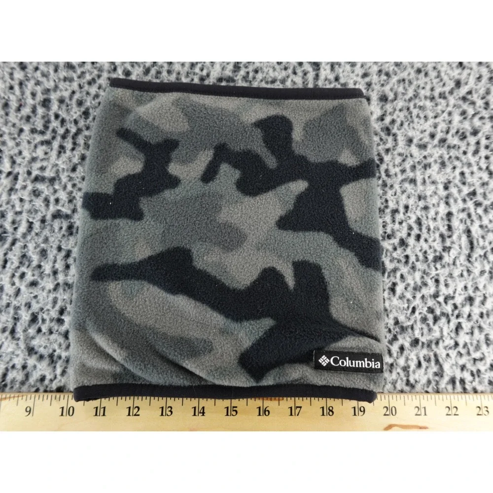 Columbia Camo Fleece Neck Gaiter Warmer Scarf Winter Outdoor Adult One Size‎